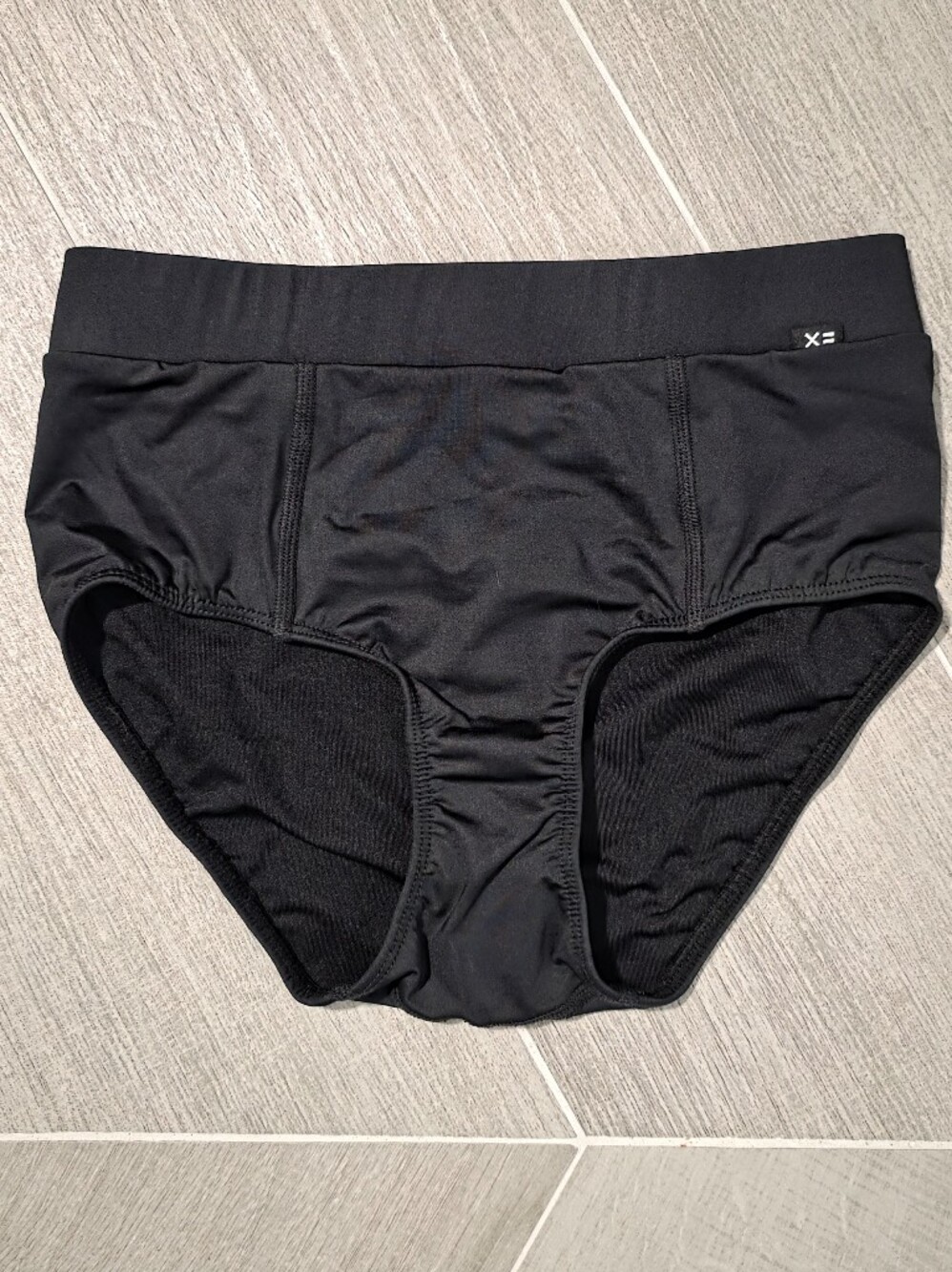 TomboyX Black Women’s High Rise Hipster Swim Bikini Bottoms